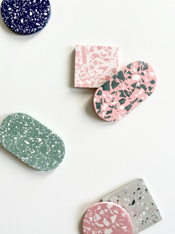 Terrazzo Onderzetter DIY Pakket - Foto