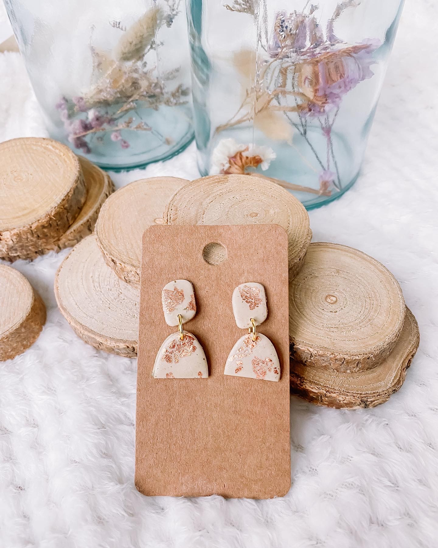 Oorbellen van polymeerklei - Workshop op aanvraag - Foto