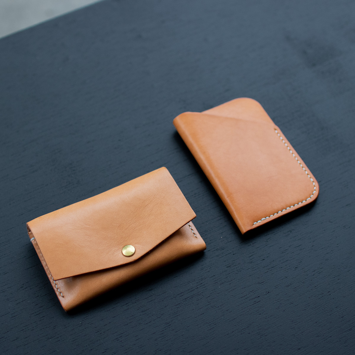 Workshop Ambachtelijk leerbewerken - portemonnee - Foto