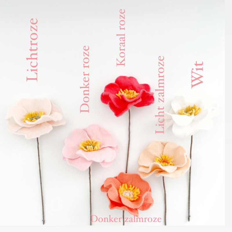 Workshop Viltbloemen boeket maken als teamuitje! - Foto