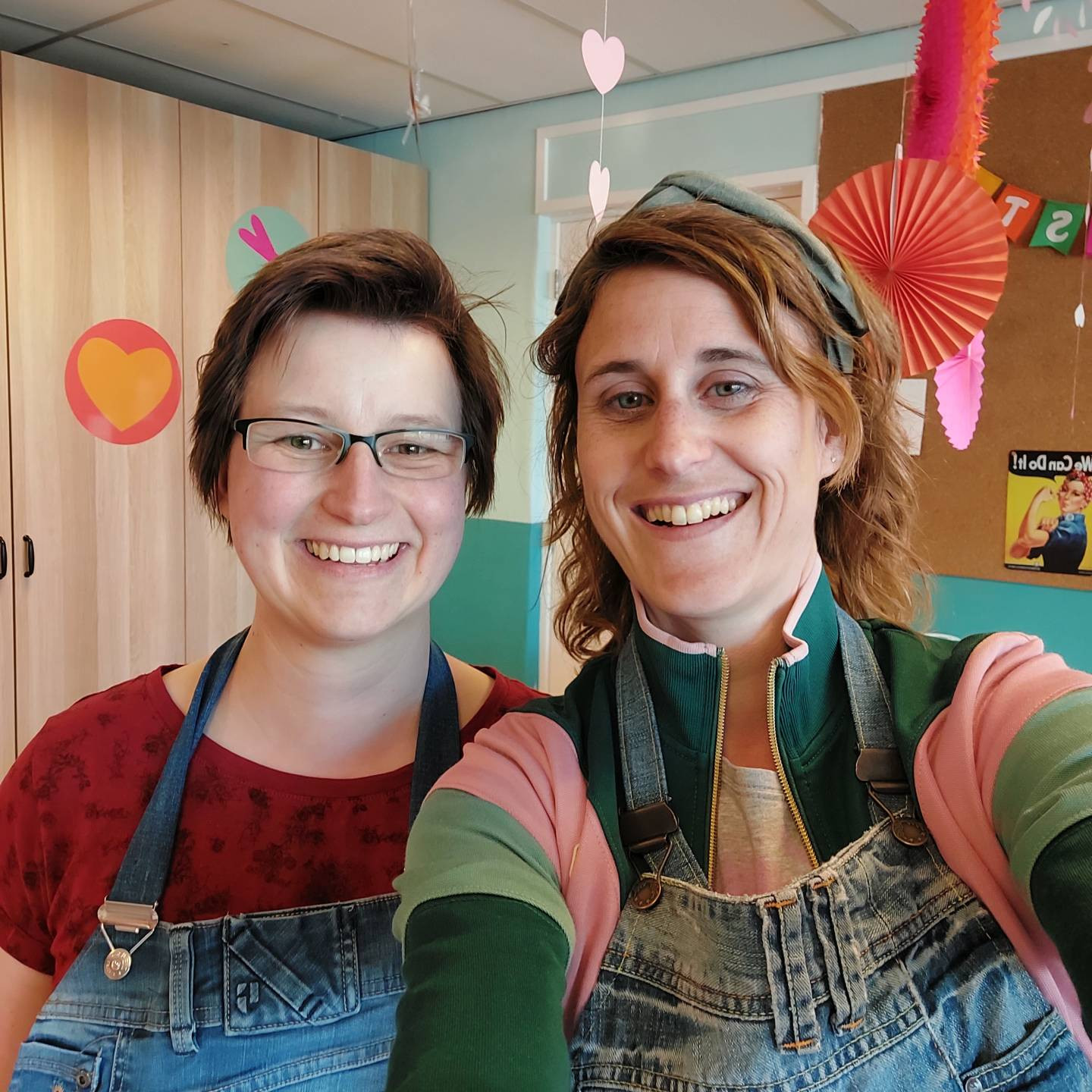 Workshop kunst met stippen voor een groep - Foto