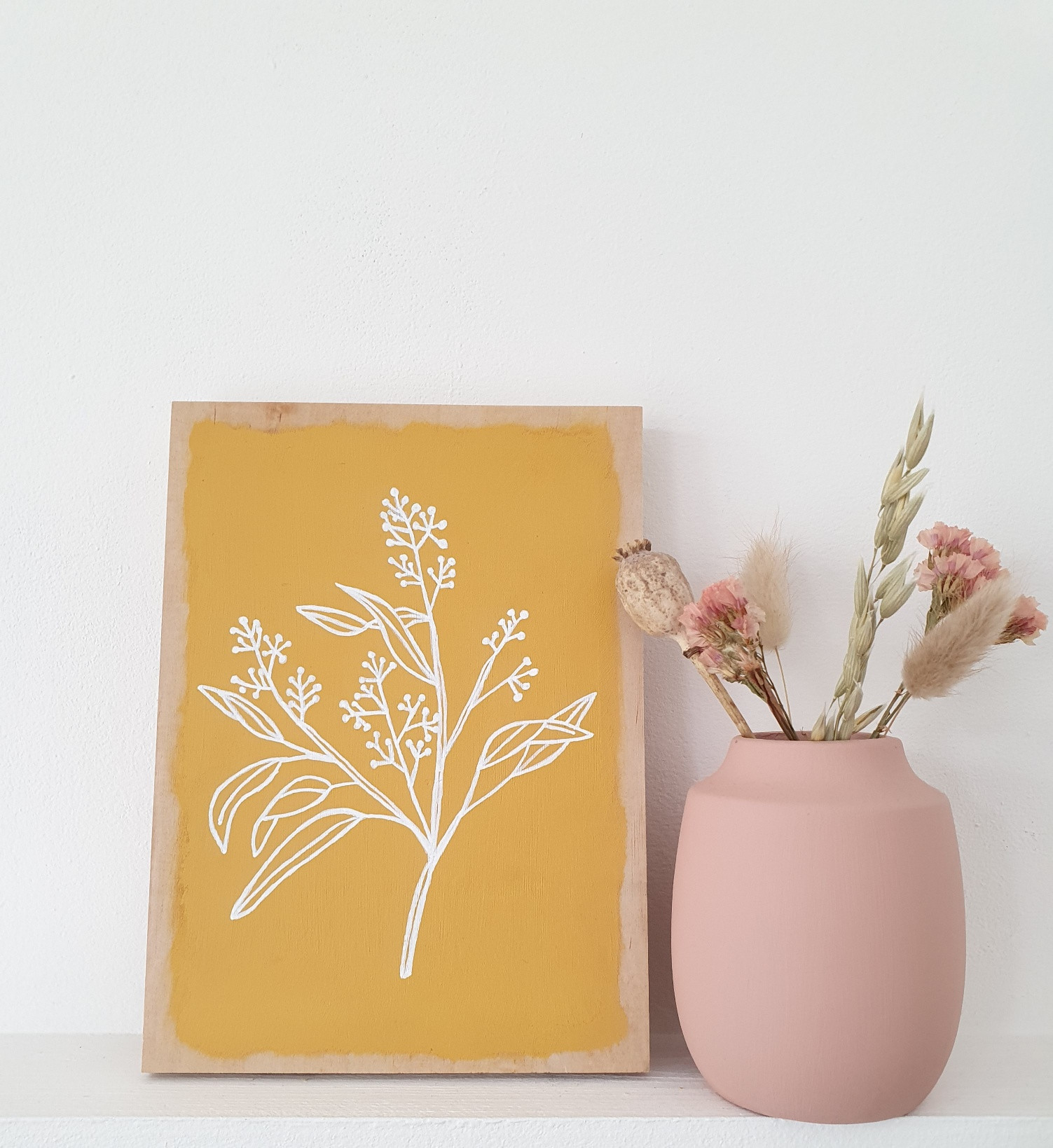 Handletteren op hout workshop - Foto