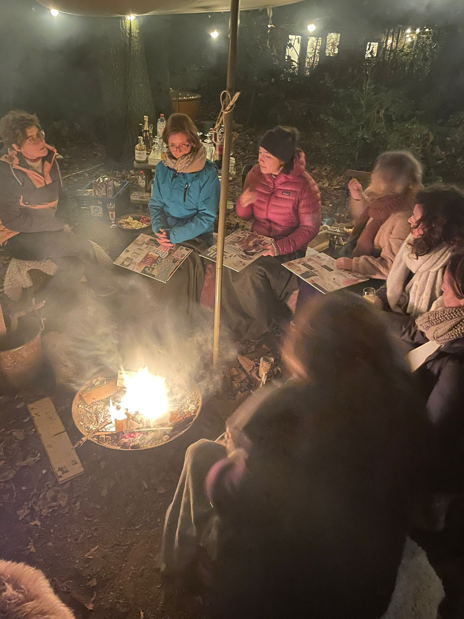 Workshop kampvuur - verbinden - Foto