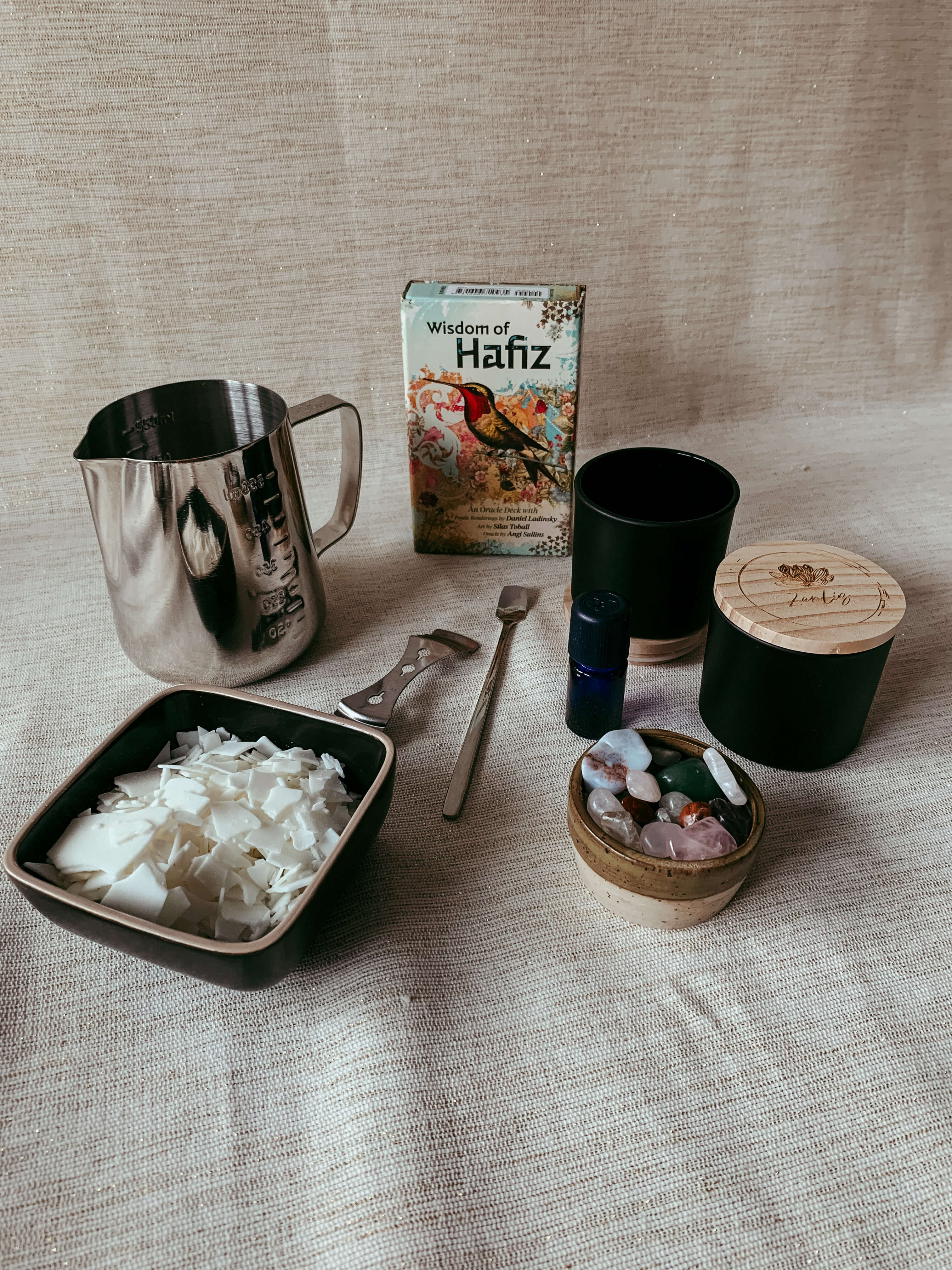 DIY pakket: natuurlijke edelsteenkaarsen maken - Foto