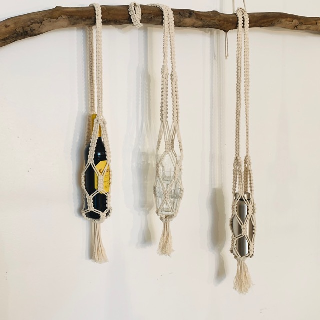 DIY Macramé Thuis KIT: Bottle Bag