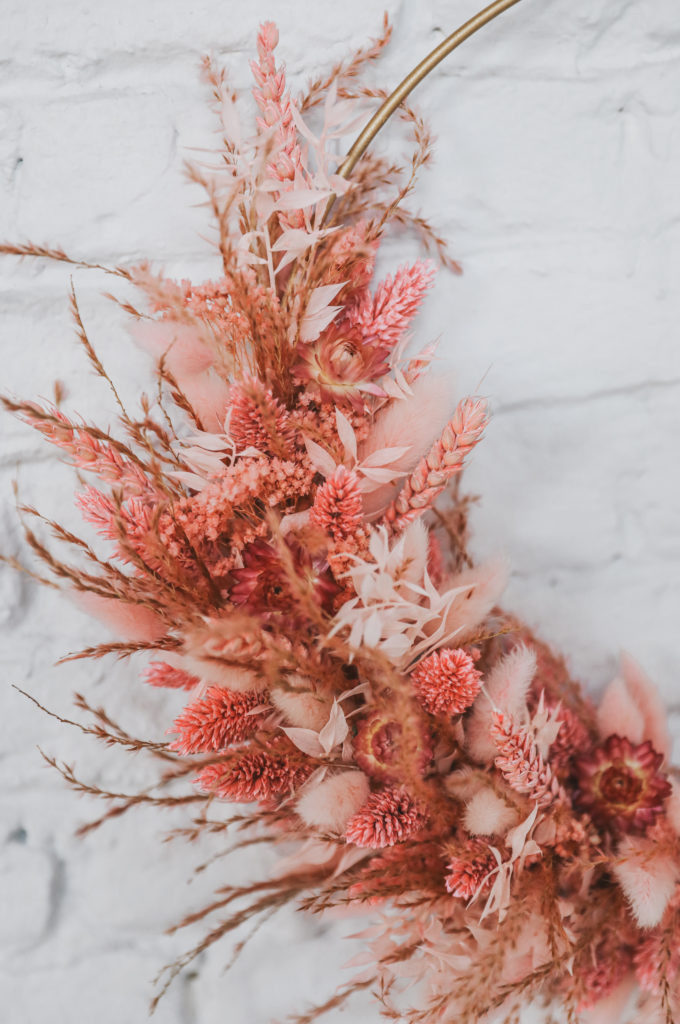 Workshop Droogbloemen krans - Flower Hoop - Foto