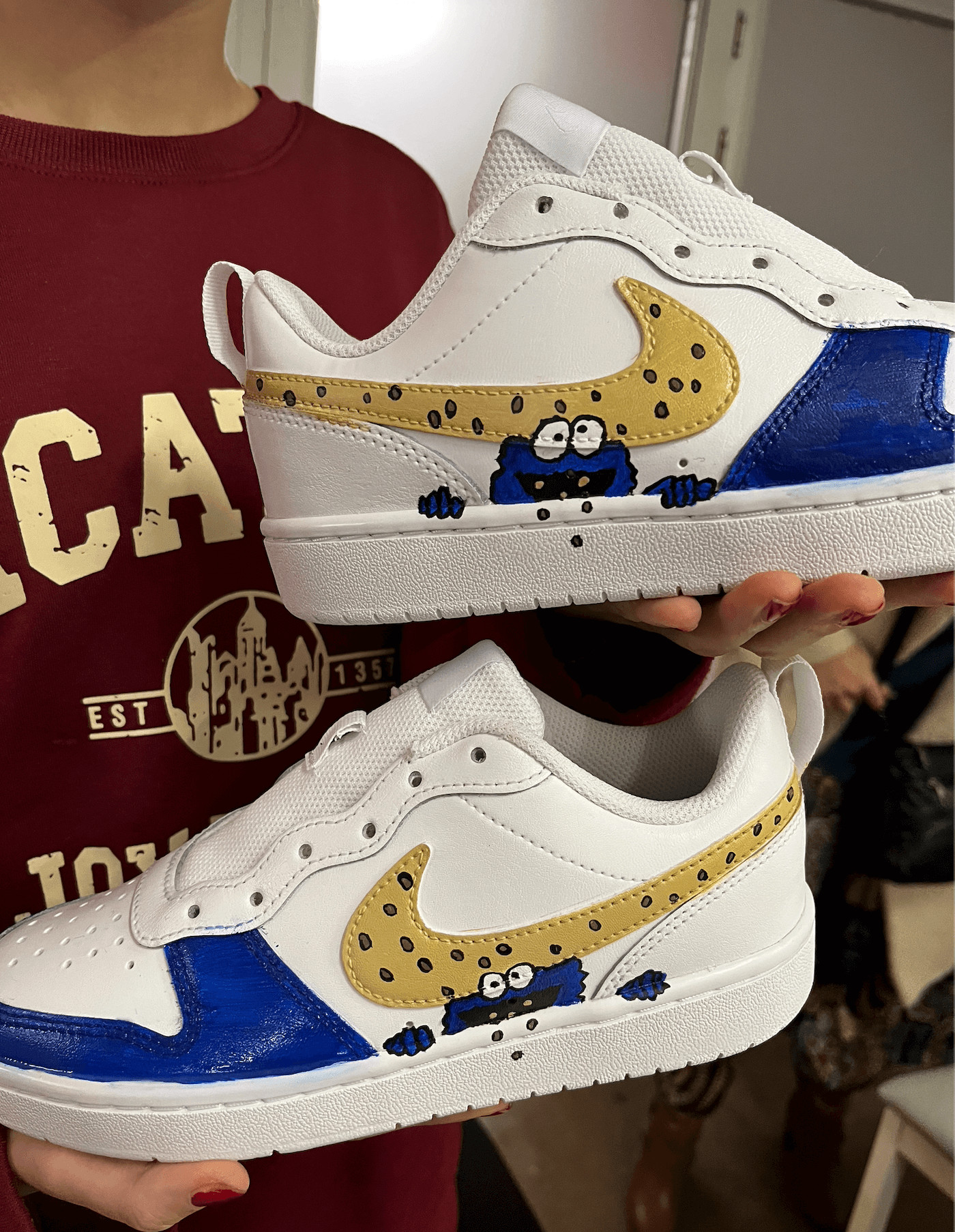 Custom sneakers basistechnieken in Wilrijk/ Antwerpen - Foto