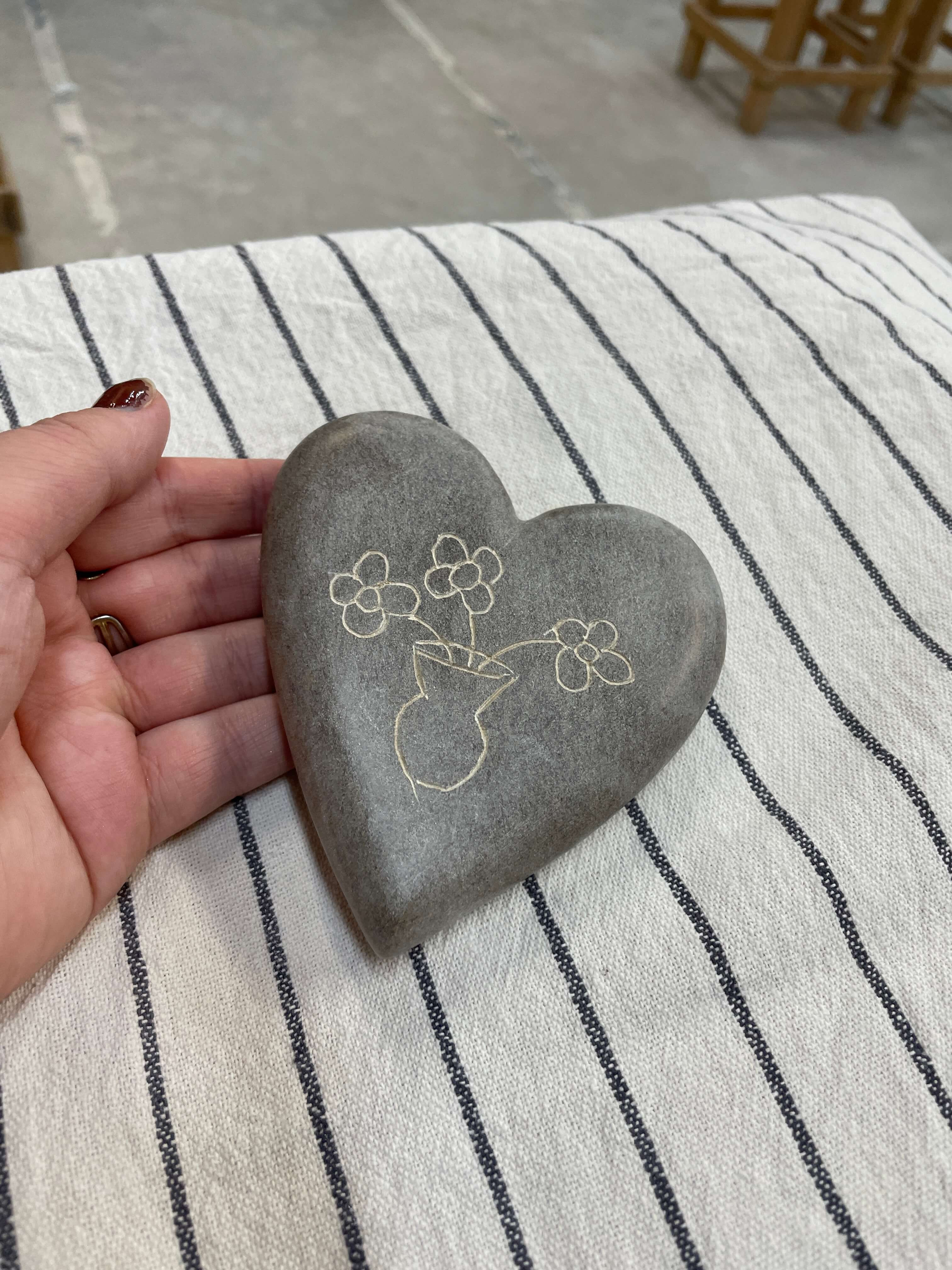 DIY-pakket: Speksteen Hart - Foto