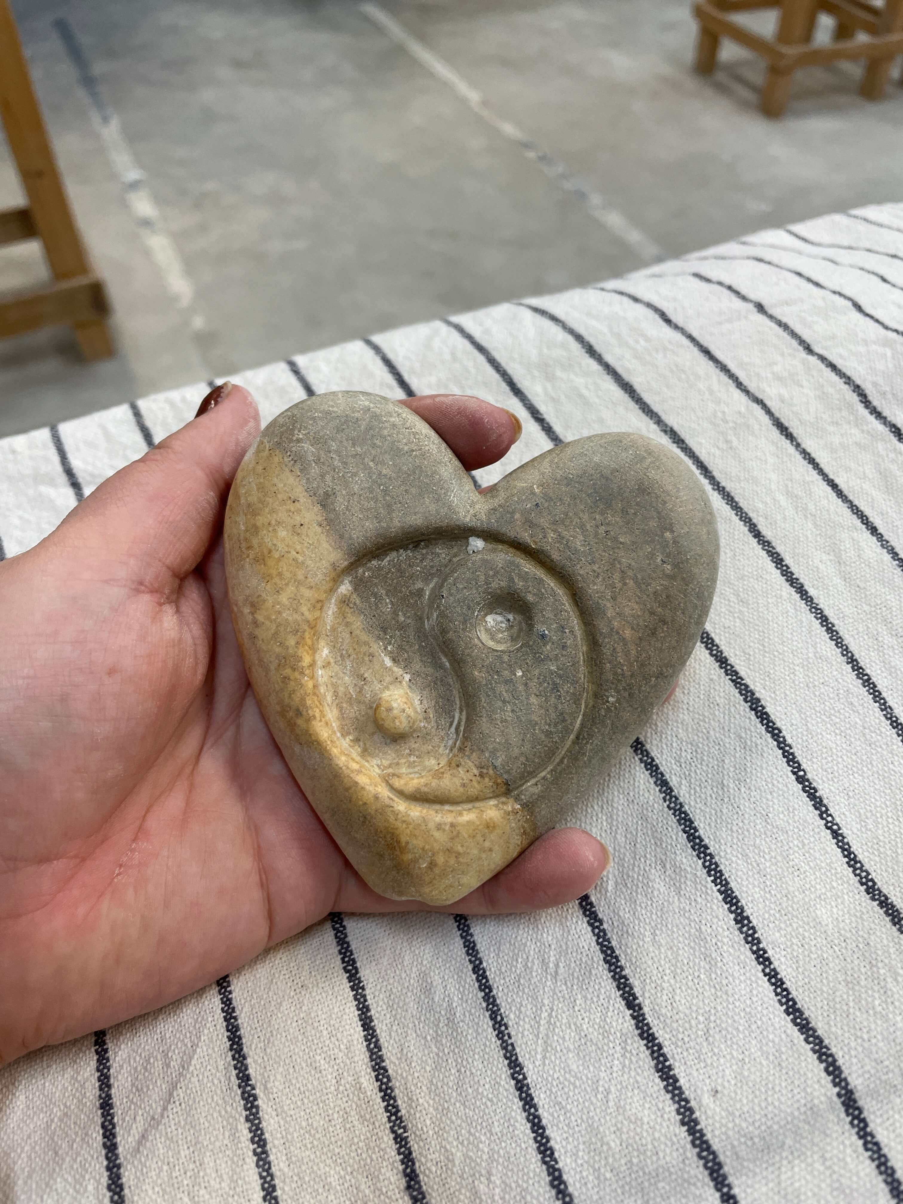 DIY-pakket: Speksteen Hart - Foto