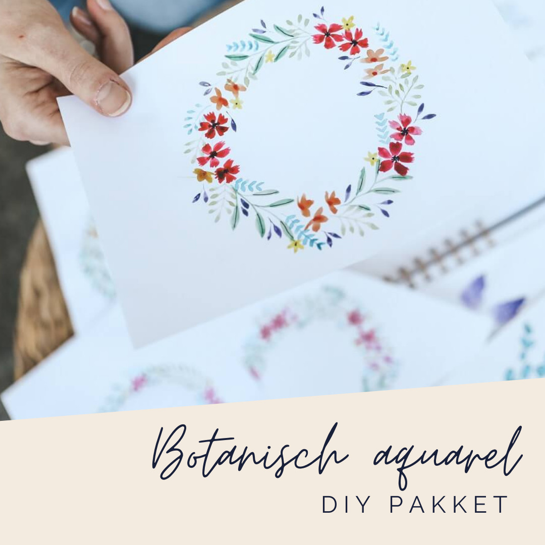 DIY pakket: Botanisch aquarellen - Foto