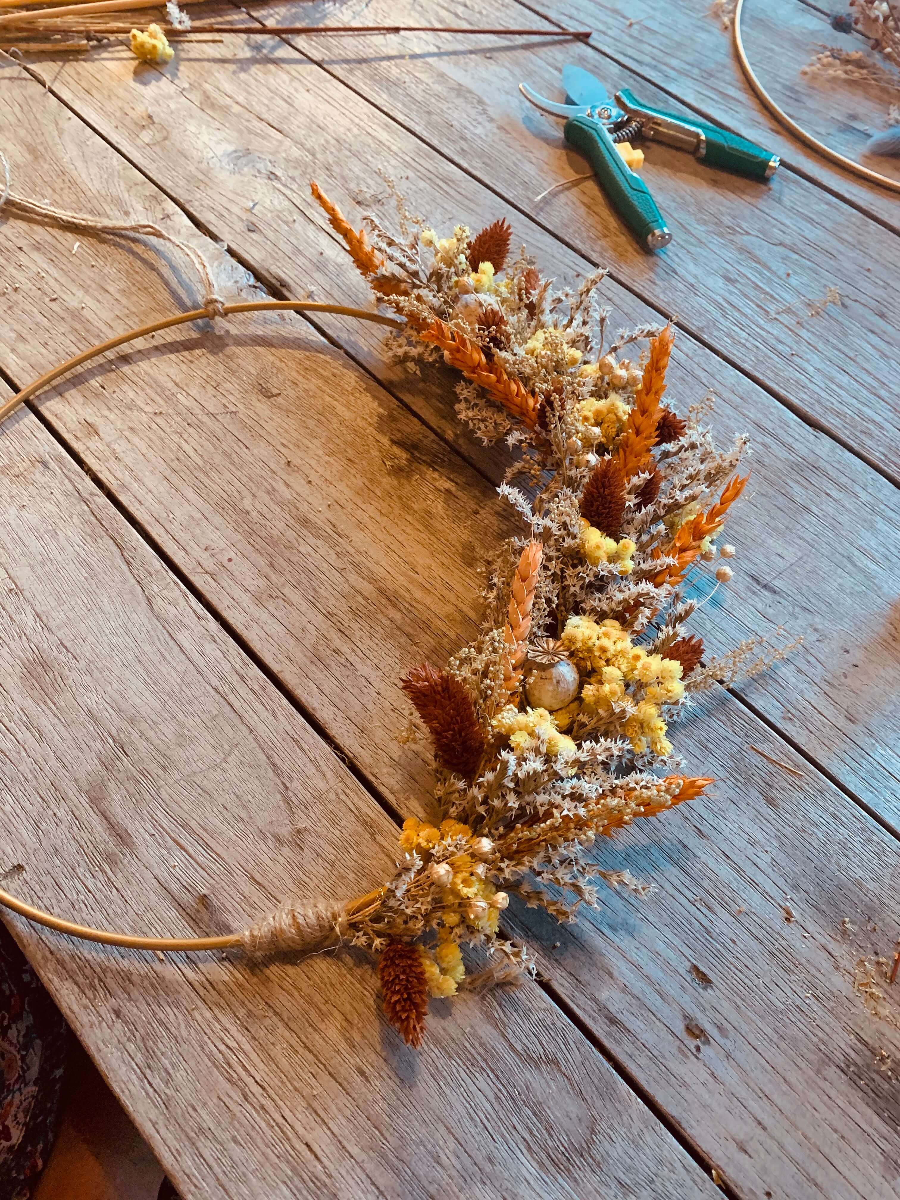 Bloemenkrans workshop