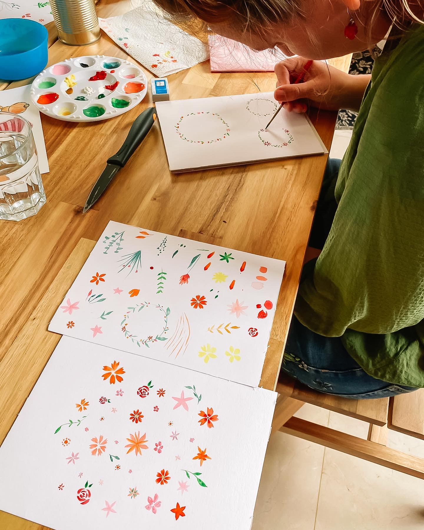 Workshop Botanisch Aquarellen (privé groep) - Foto