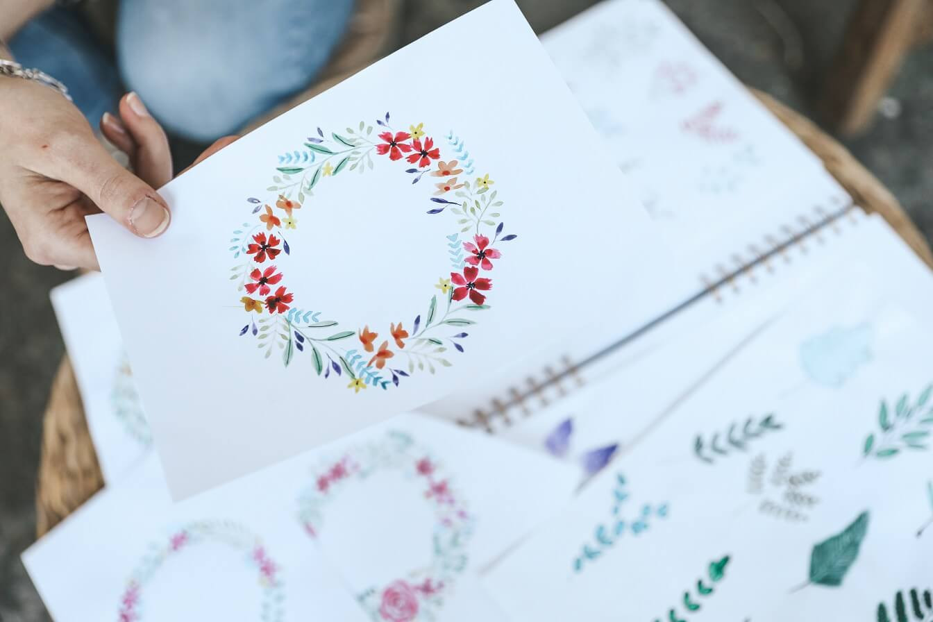 Workshop Botanisch Aquarellen (privé groep) - Foto