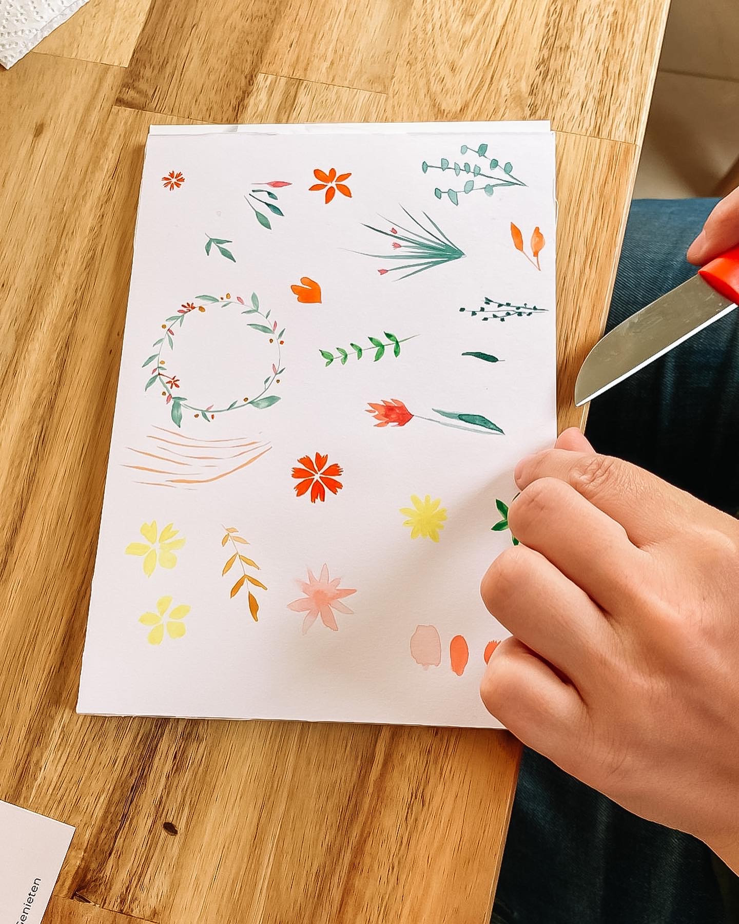 Workshop Botanisch Aquarellen (privé groep) - Foto