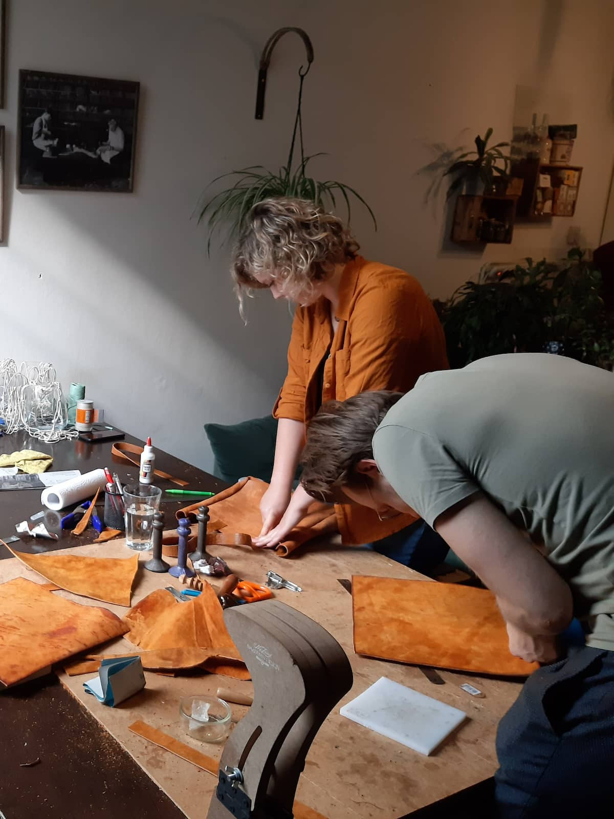 Workshop Lederen Shopper in Leiden - Foto