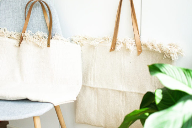 DIY Beach Bag met Ikea hack