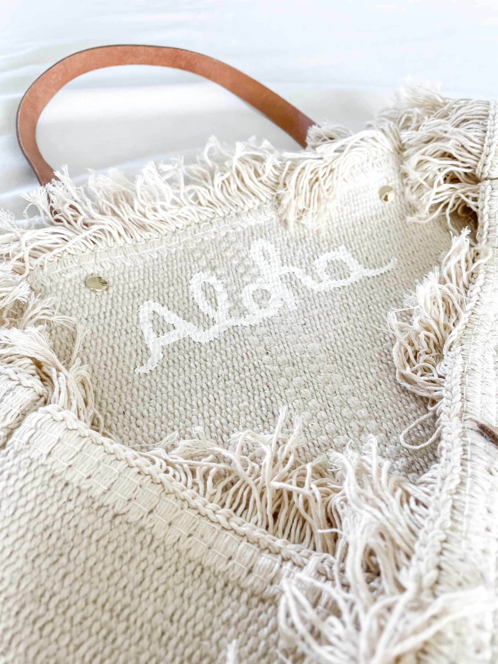 DIY Beach Bag met Ikea hack
