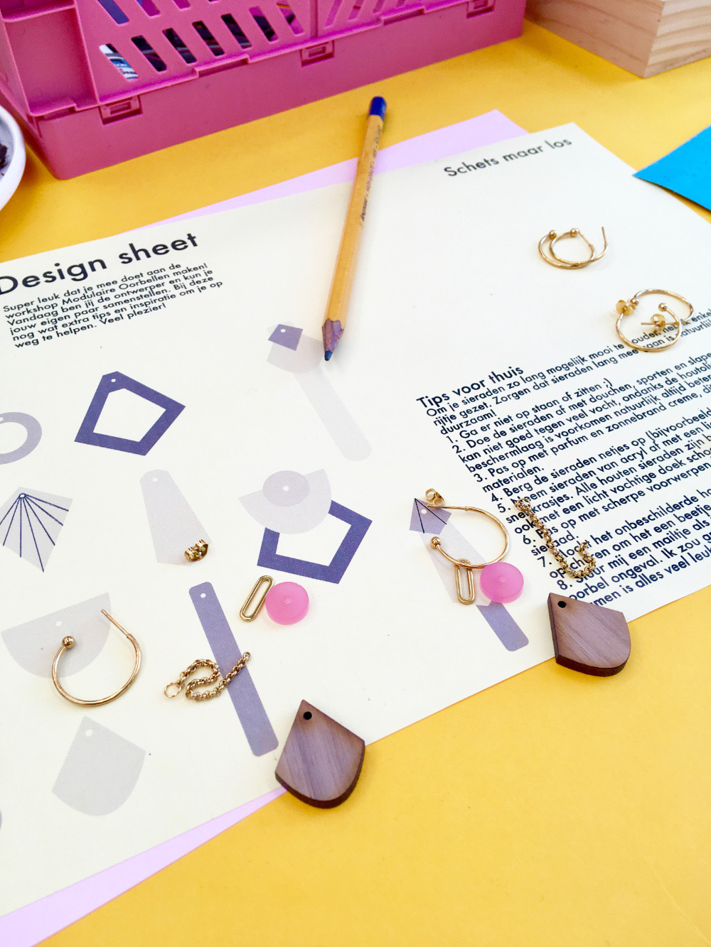 Workshop Modulaire Sieraden ontwerpen en maken - Foto