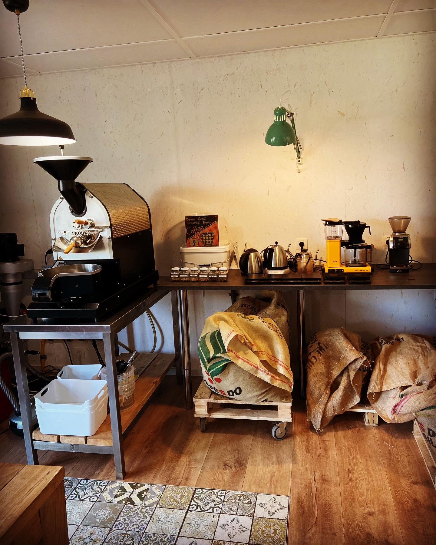 Workshop koffie branden - Foto