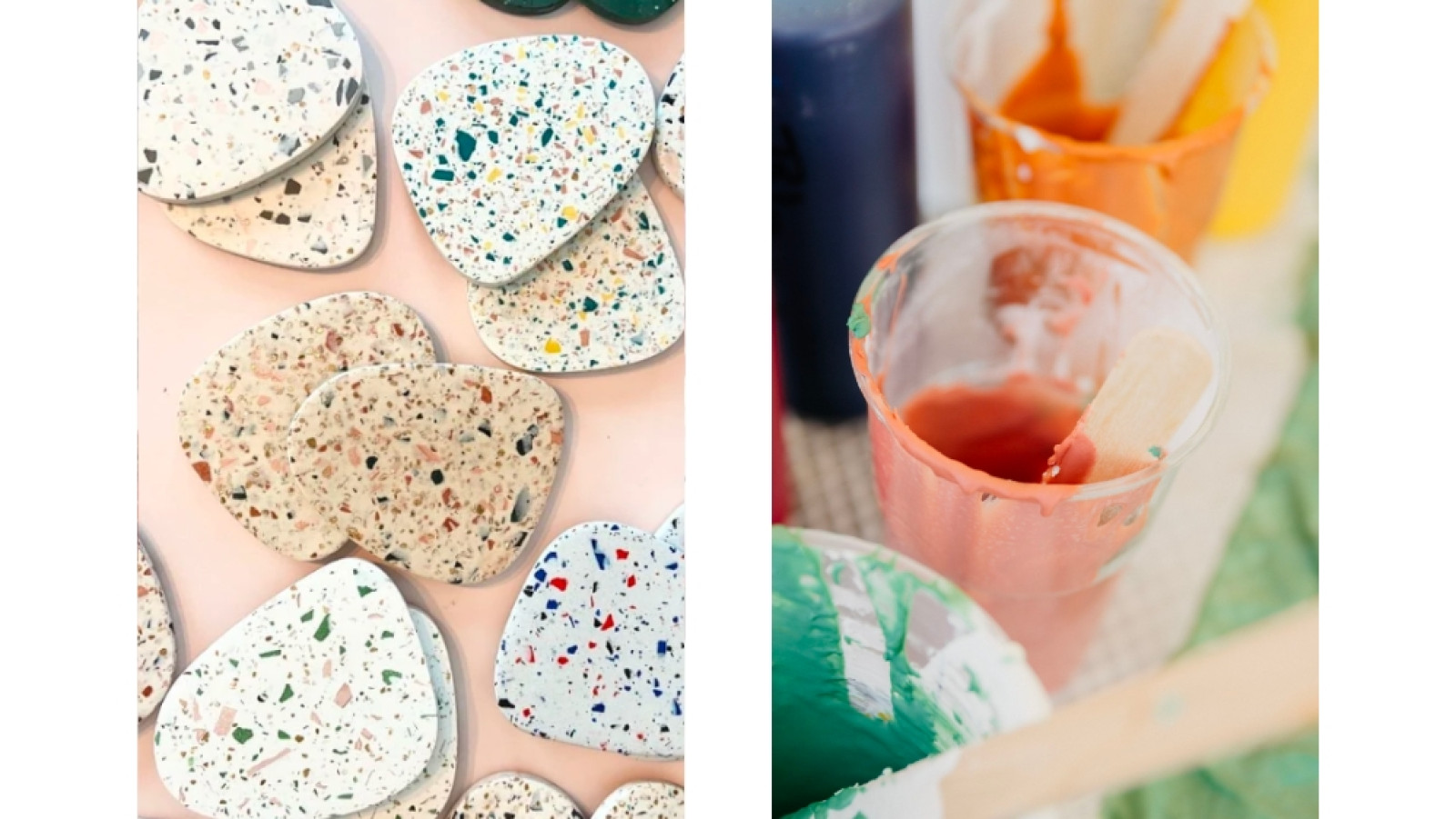 Terrazzo Onderzetters Workshop - House Raccoon