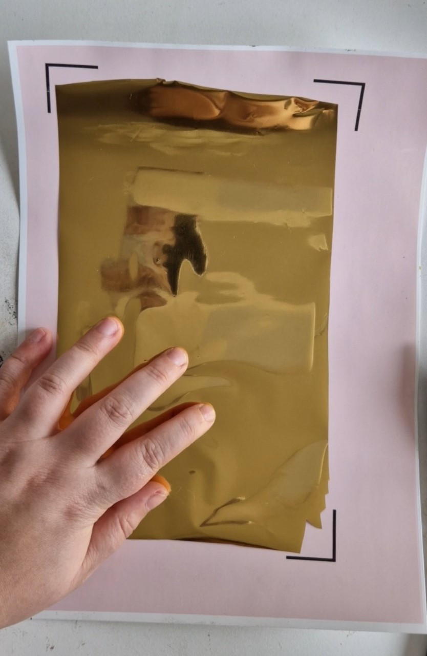 DIY pakket werken met foil techniek - Foto