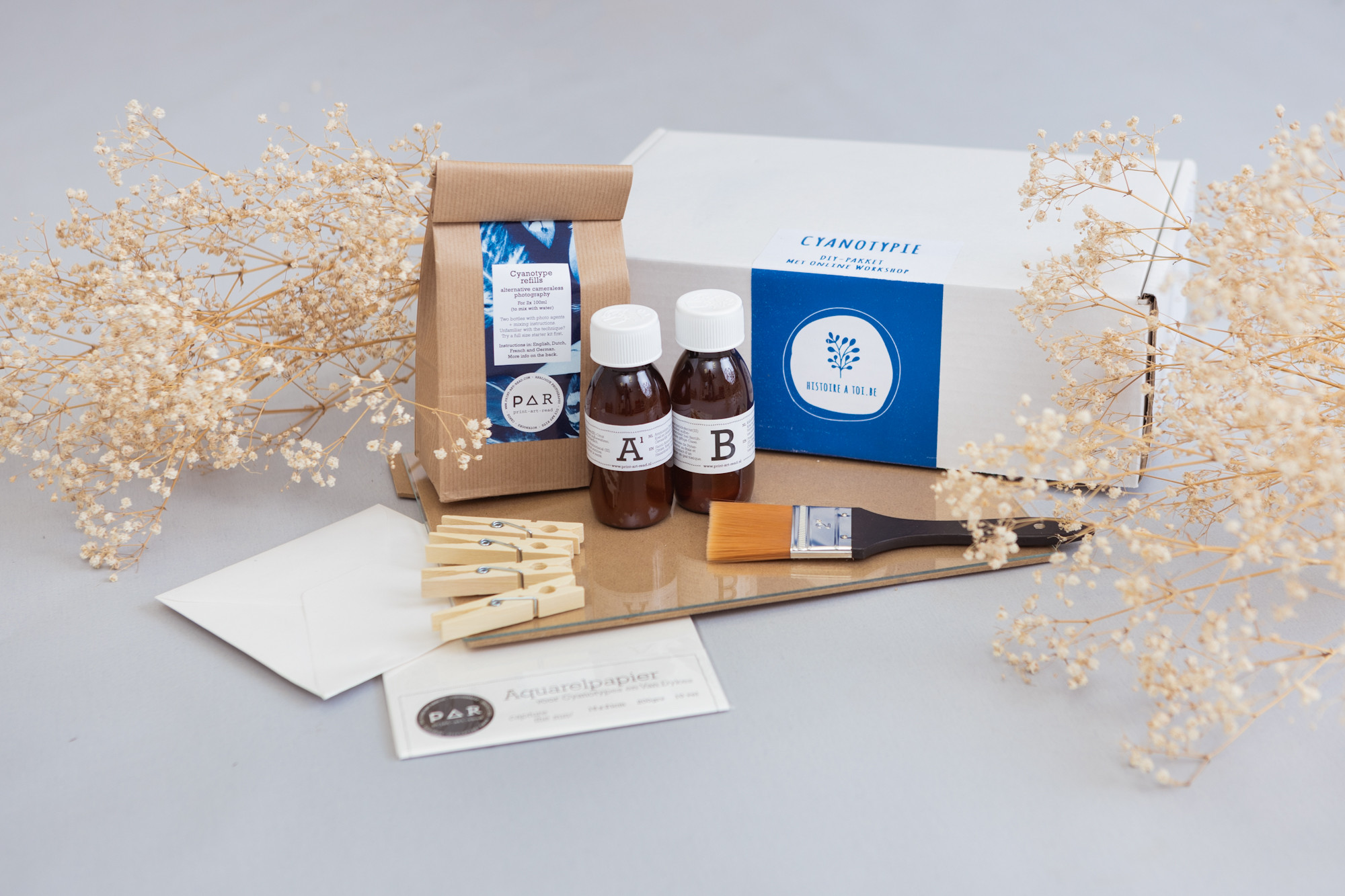 Cyanotypie - Online workshop en DIY pakket - Foto