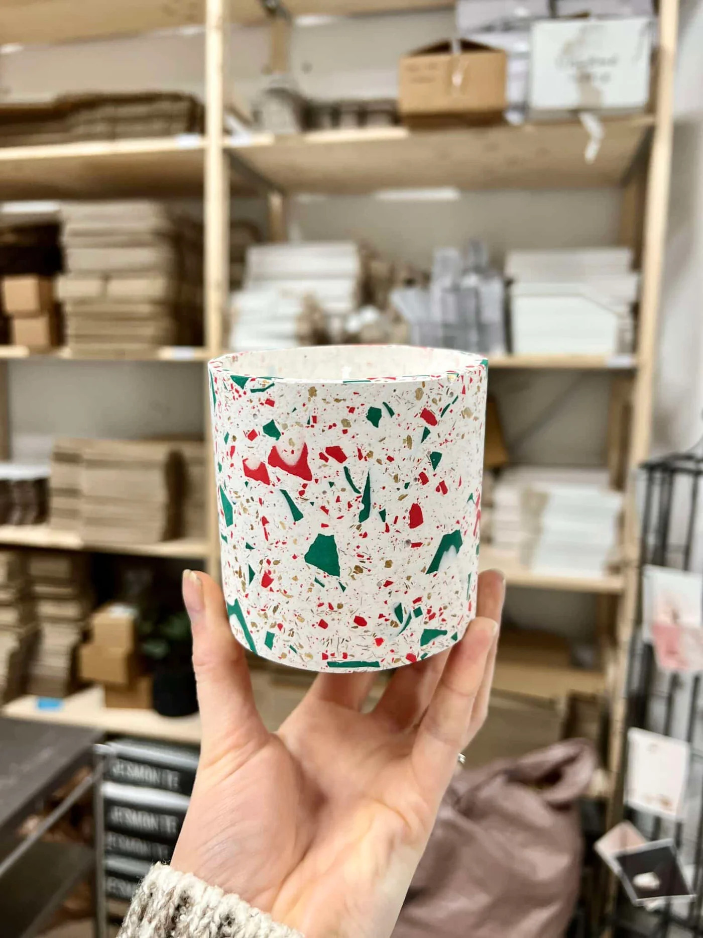 DIY Box - Terrazzo Kaarsen - Foto