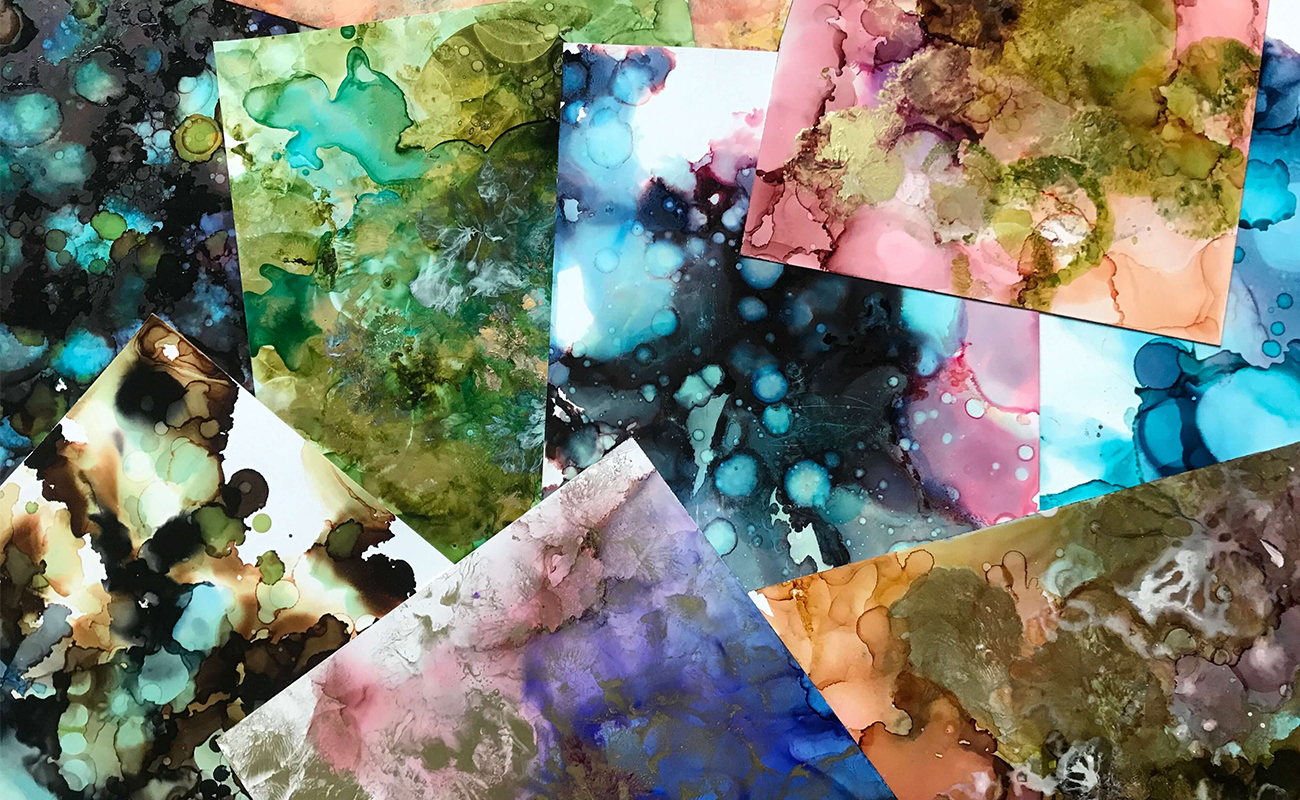 Workshop experimenteren met inkt