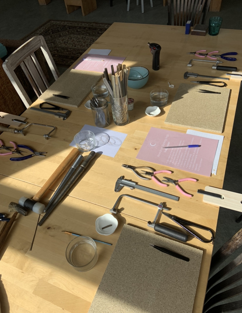 Workshop sieraden maken; stacking rings - Foto