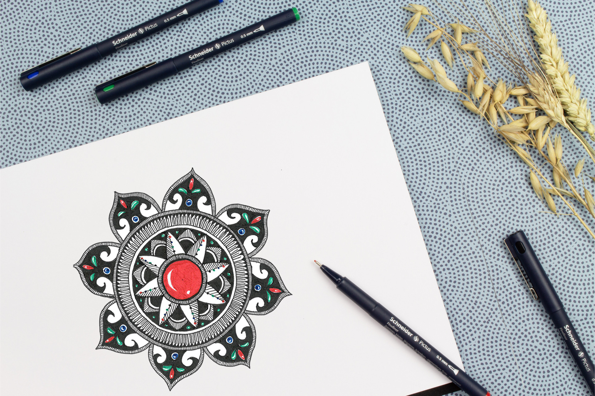 DIY pakket: Mandala tekenen - Foto