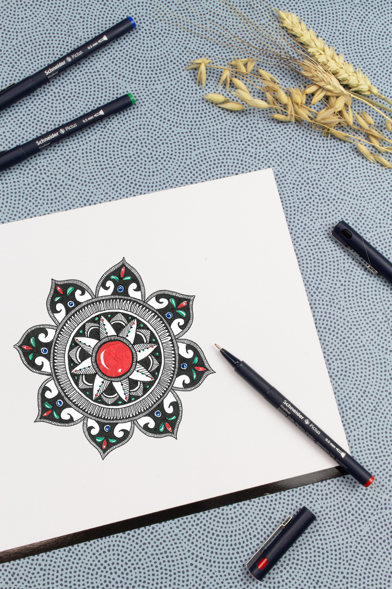 DIY pakket: Mandala tekenen - Foto