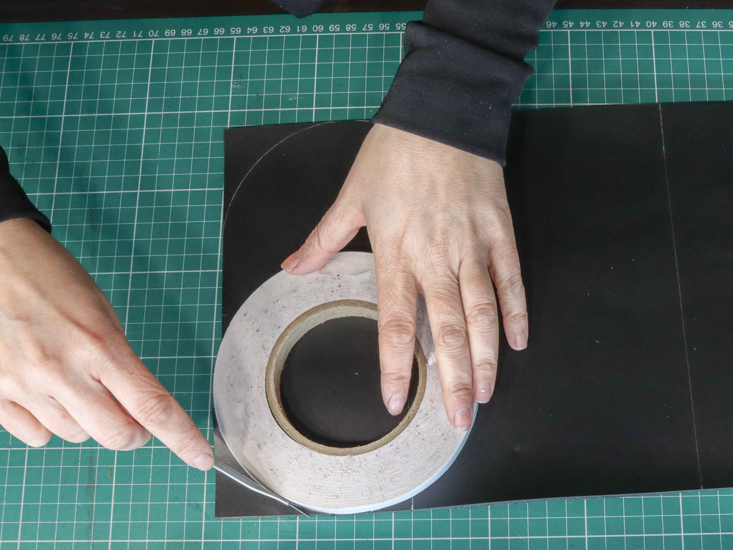 DIY pakket: clutch in leder - Foto