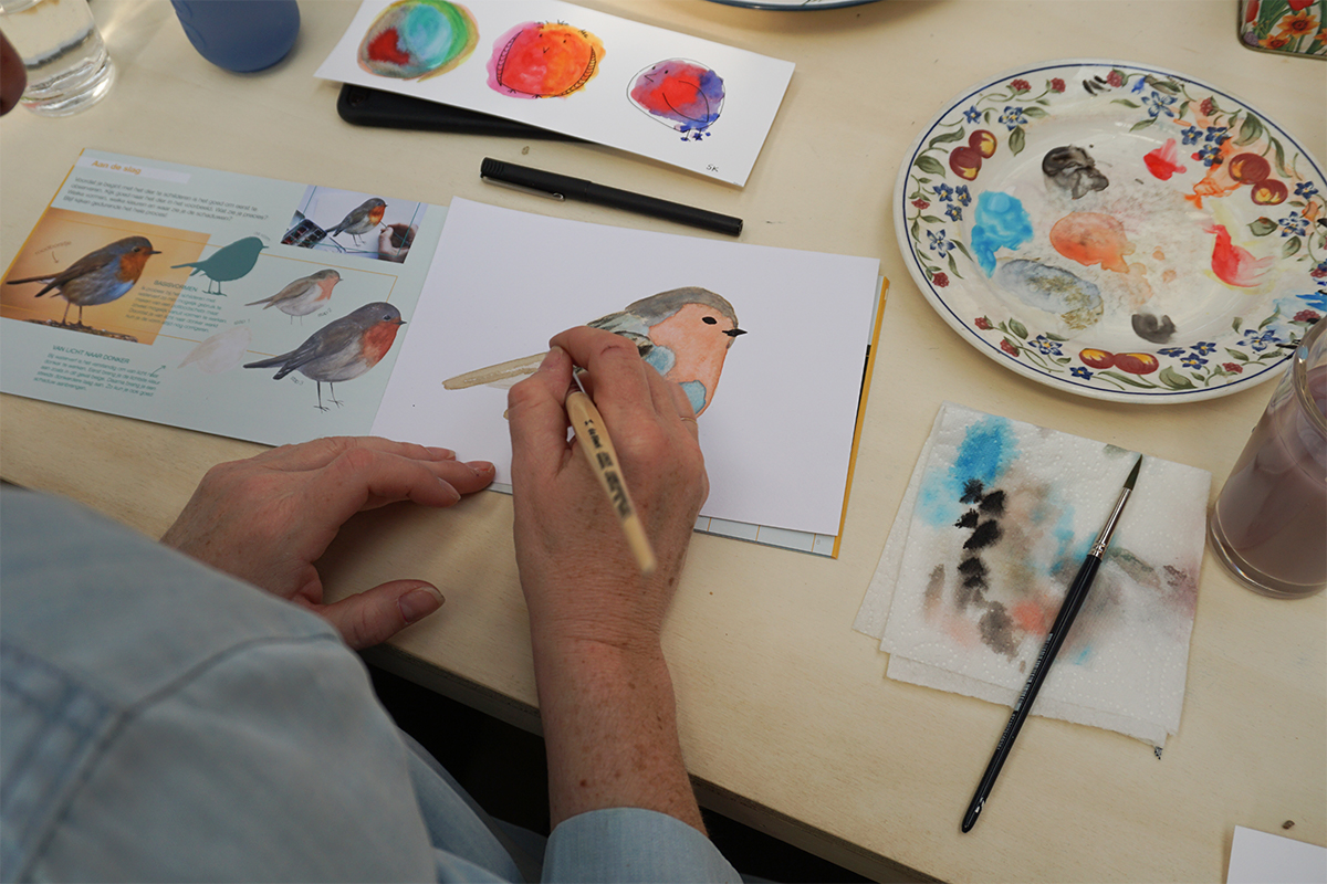 Workshop Vogels illustreren