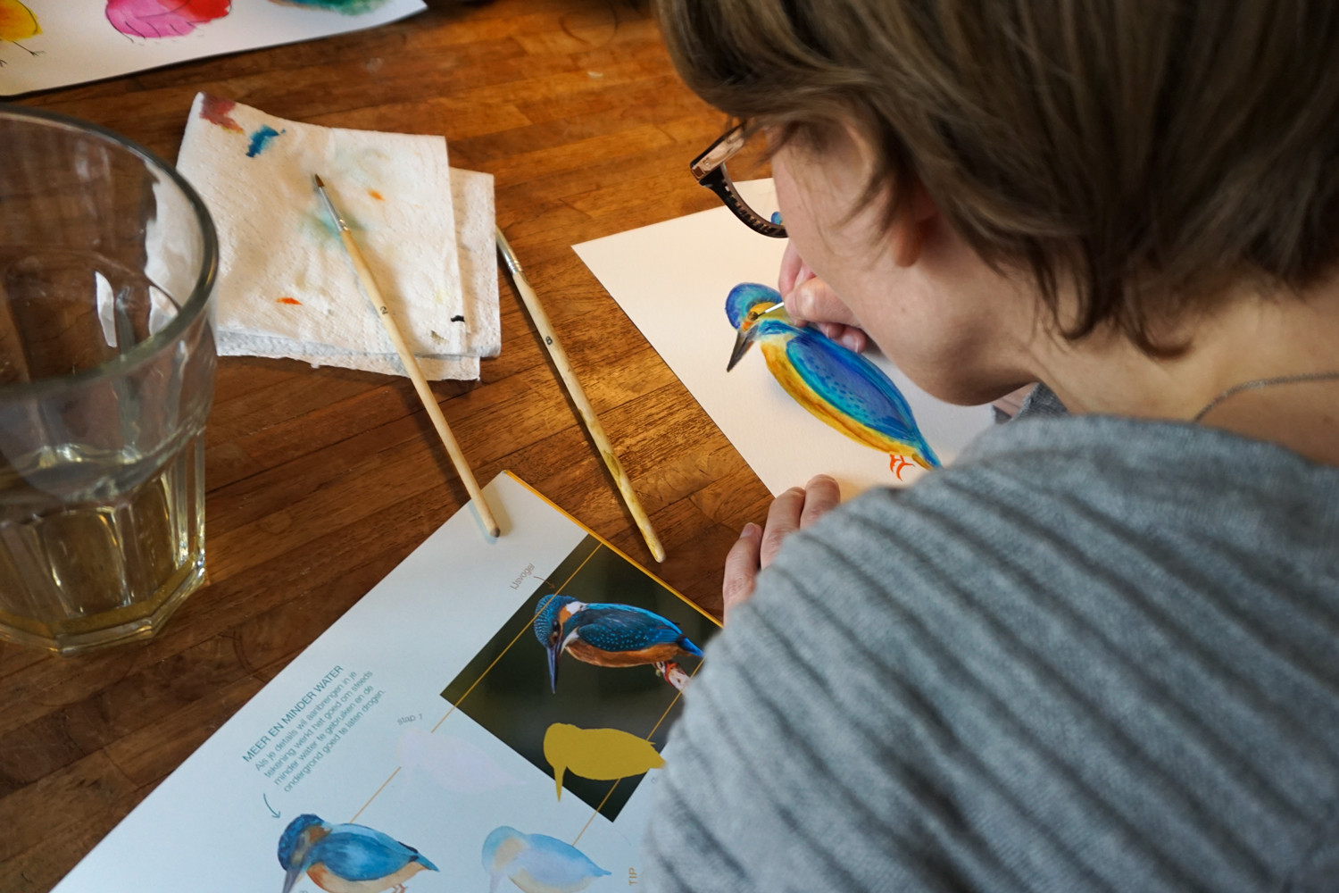 Workshop Vogels illustreren - Foto