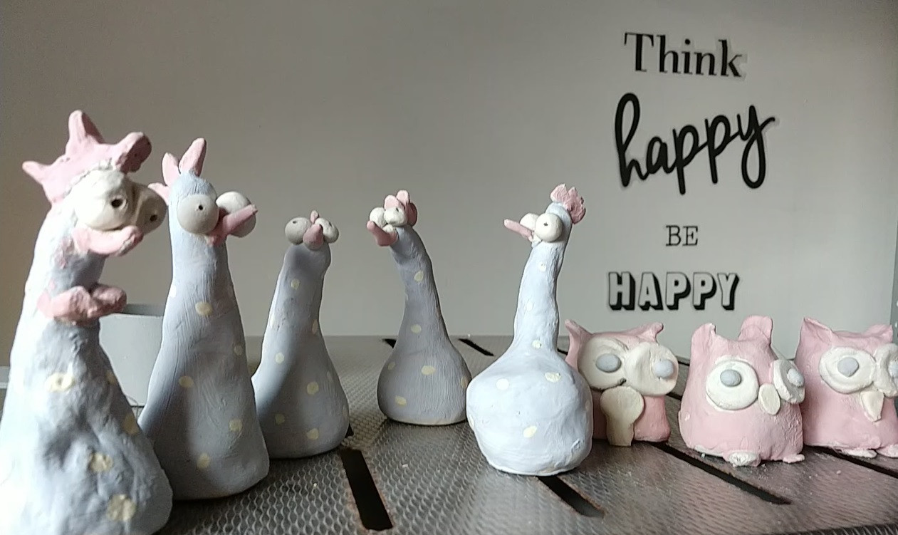 Kleileuk verjaardagsfeestje in het keramiek atelier - Foto