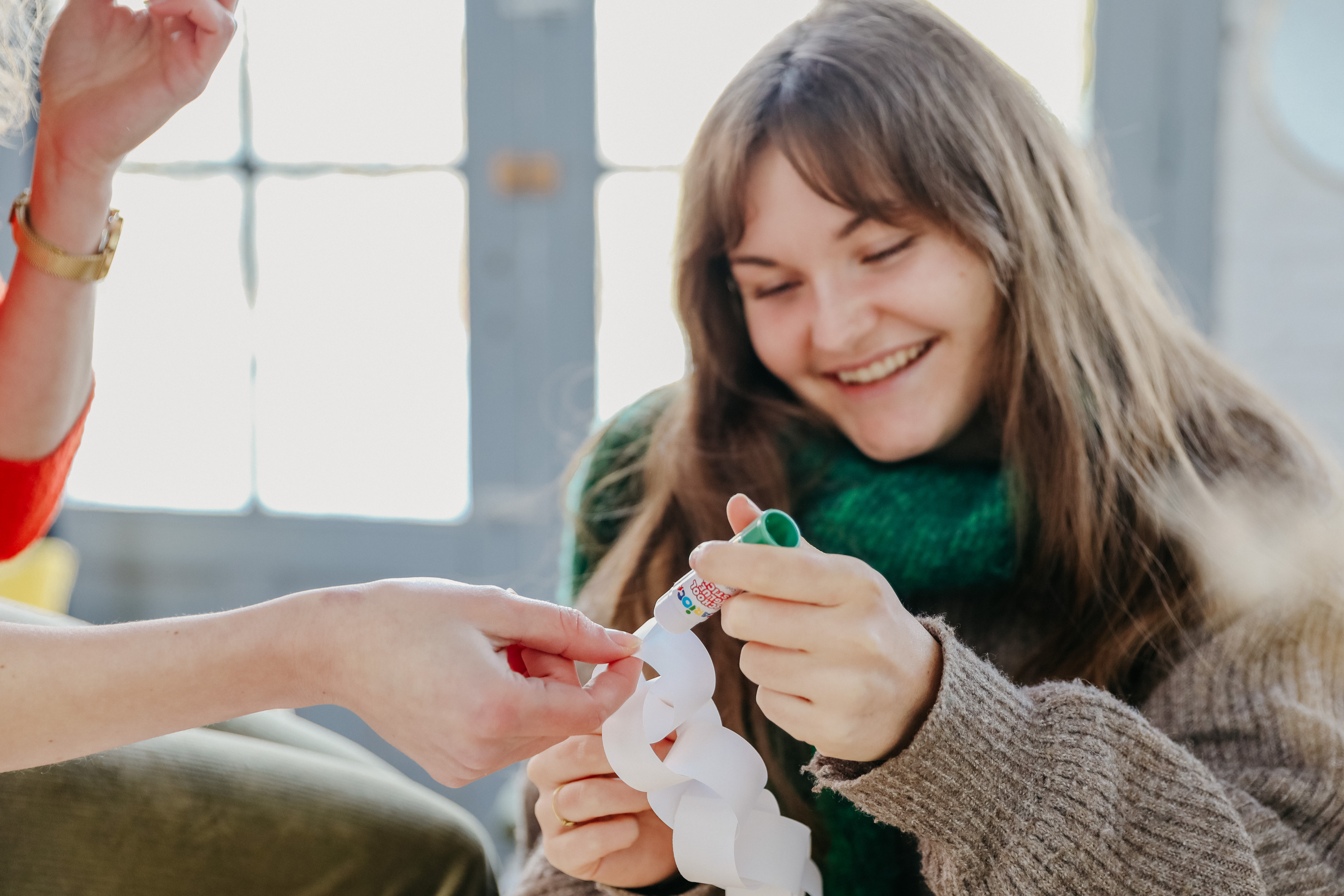 Paper Chain Backdrop - Foto