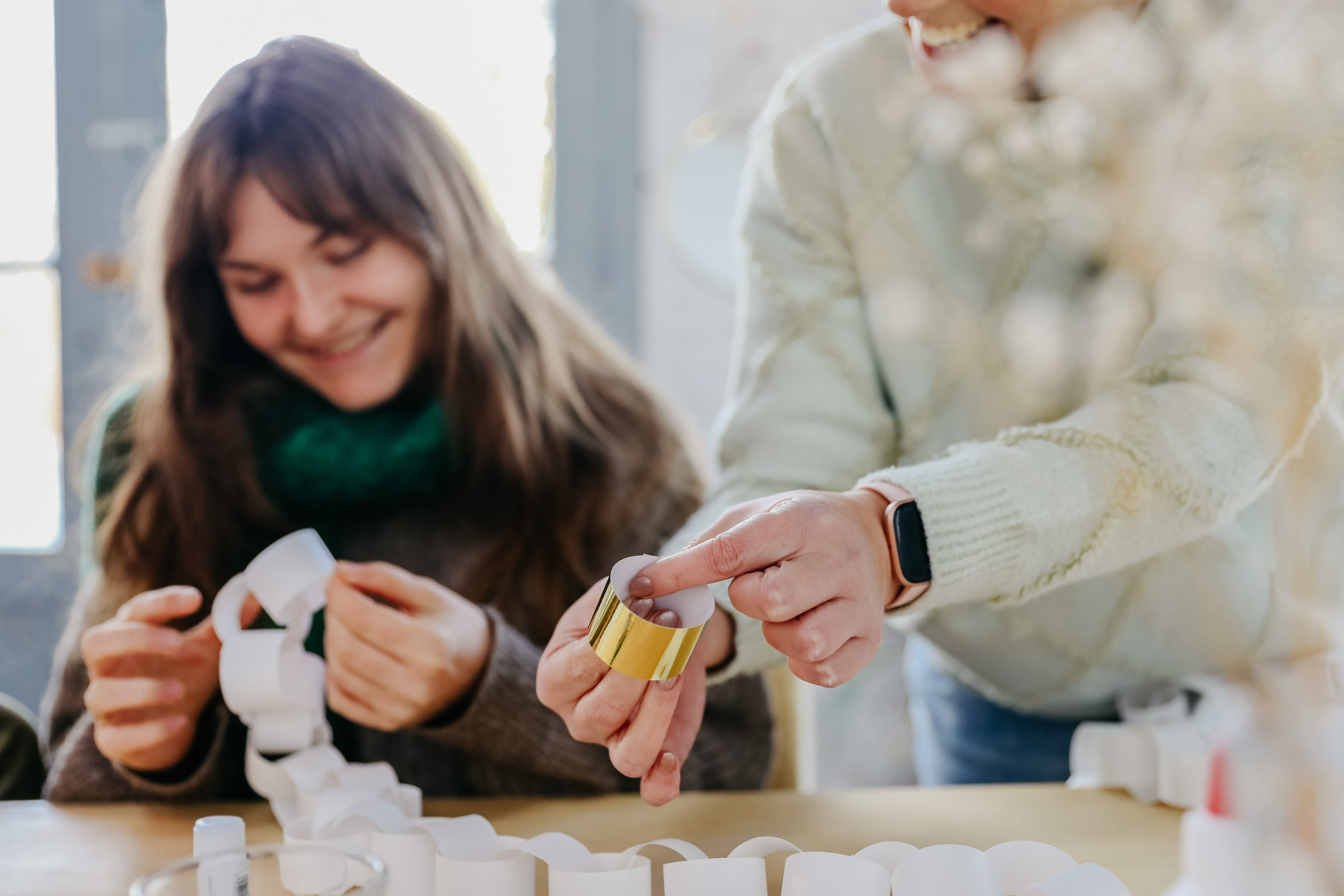 Paper Chain Backdrop - Foto