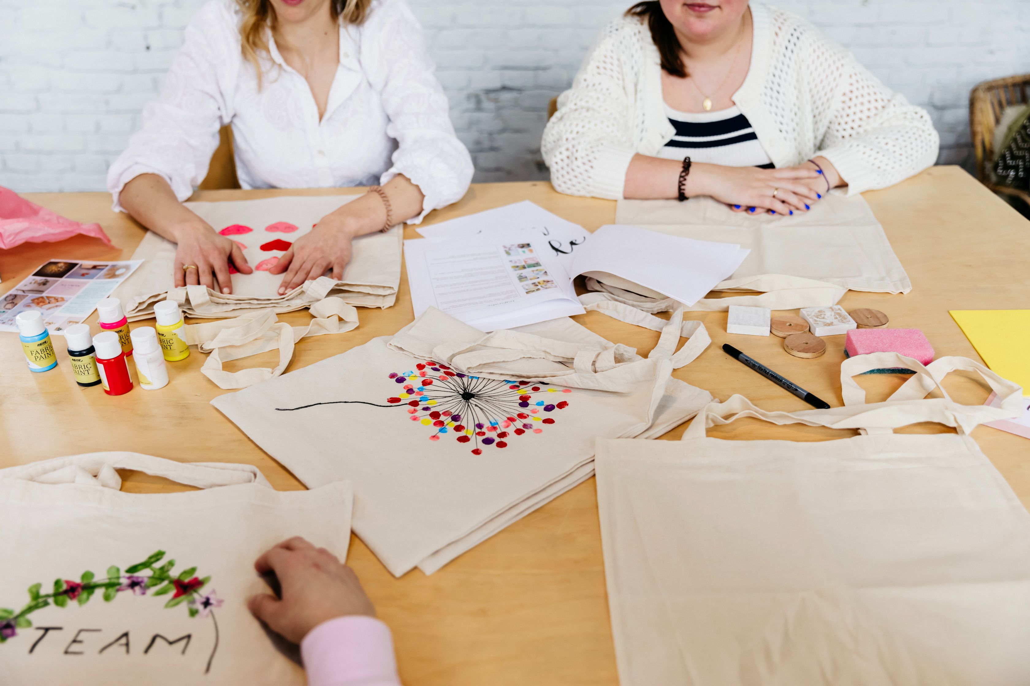 Workshop Box /Bachelorette Box - Totebag pimpen - Foto