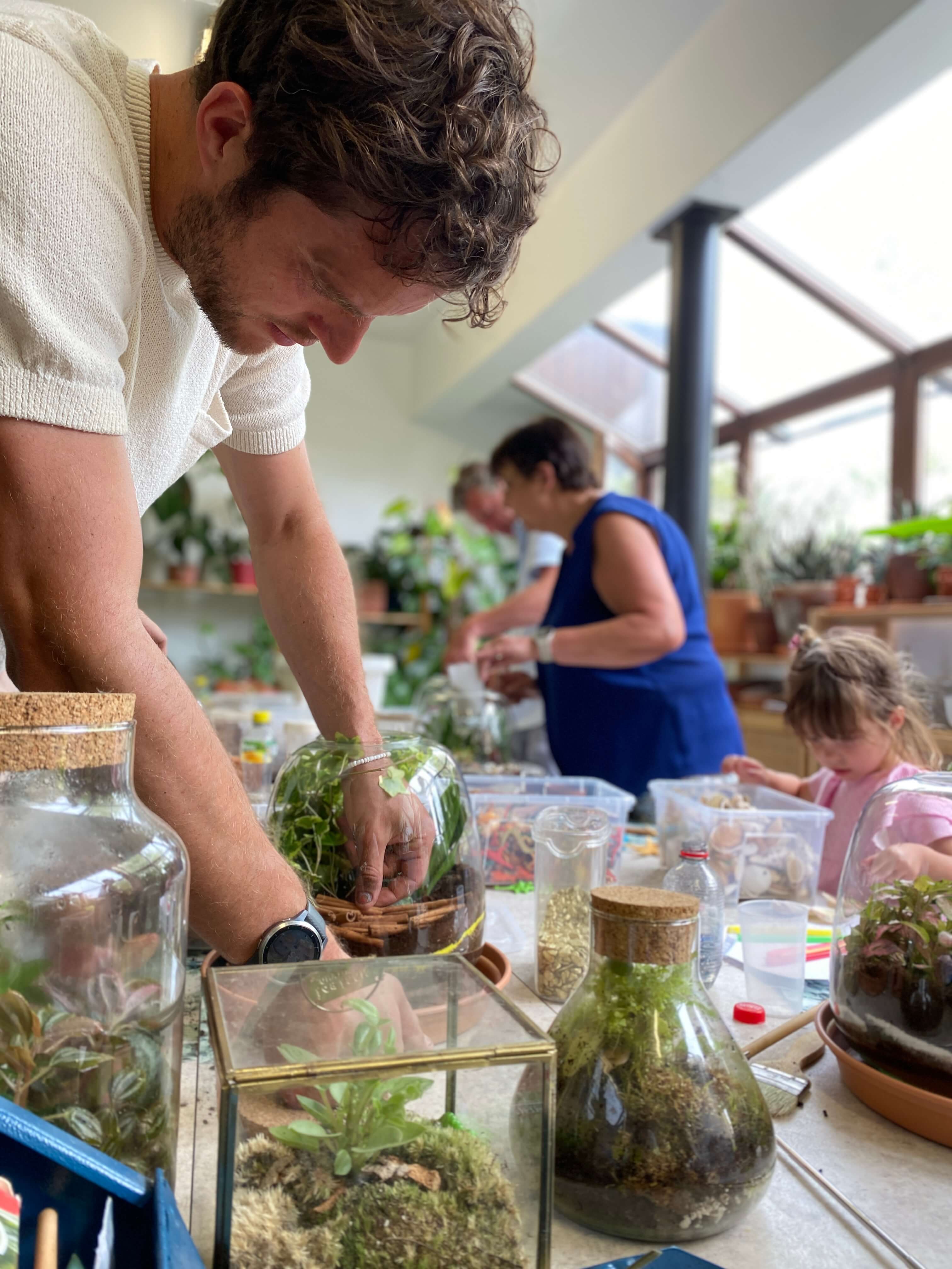 Workshop Terrariums bouwen - creëer je eigen ecosysteem - Foto