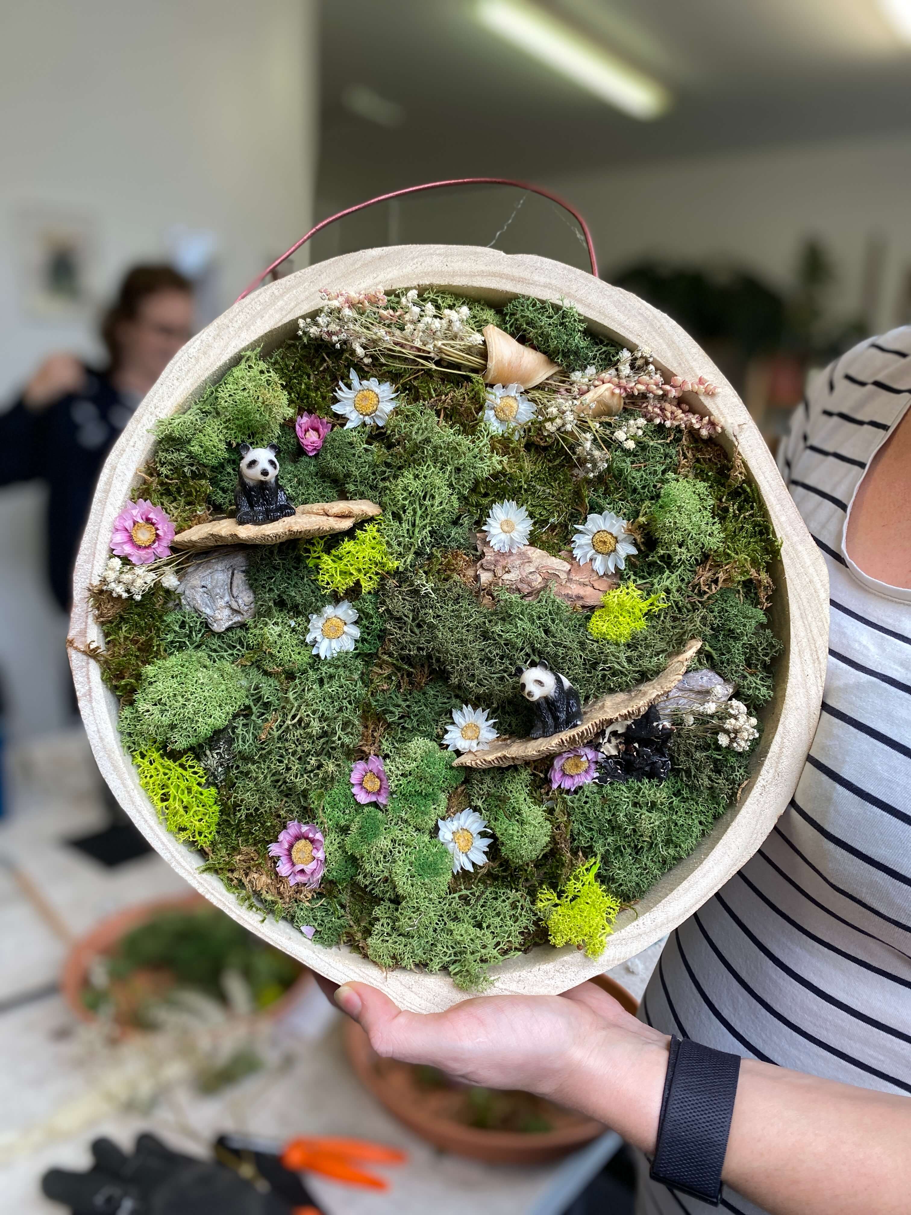 Workshop mosmuren - bouw je eigen groene wand - Foto