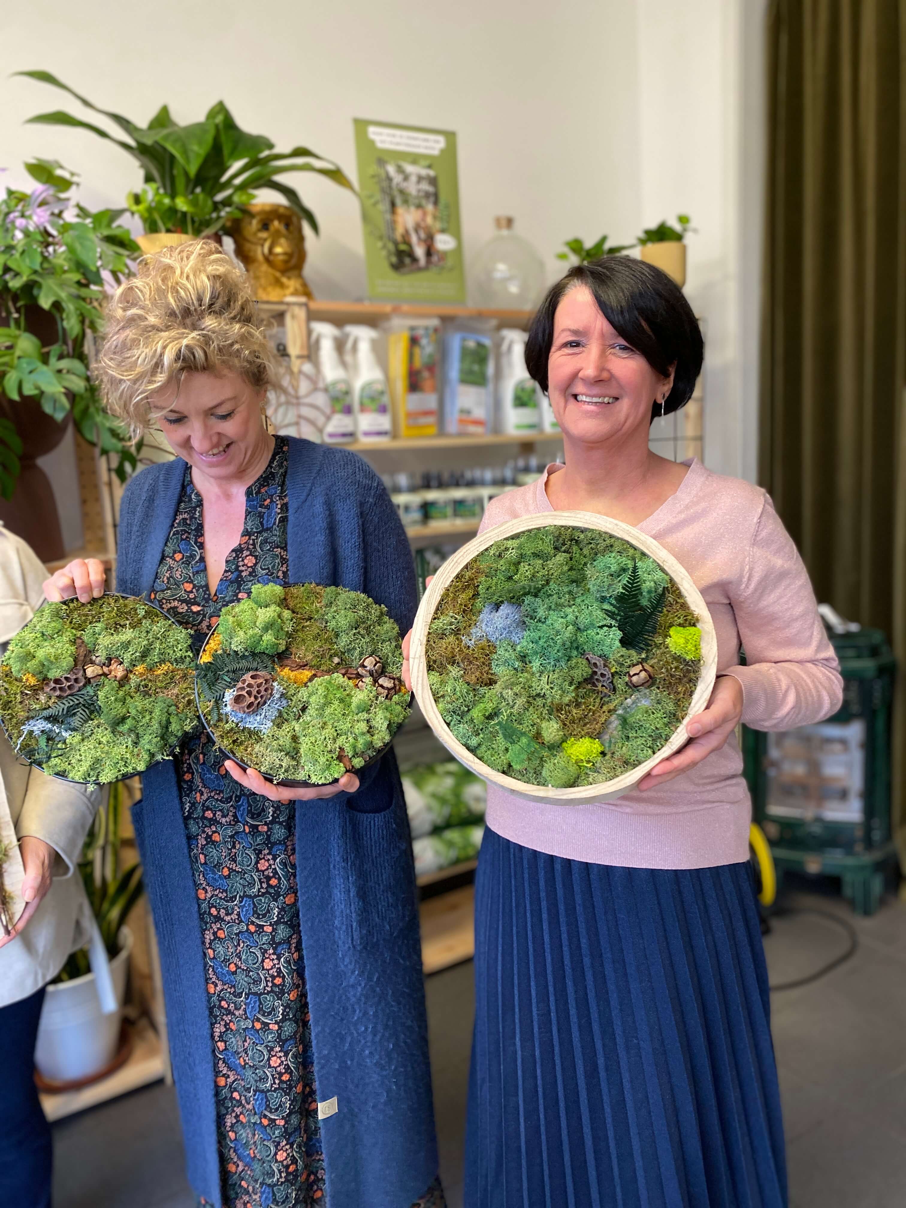 Workshop mosmuren - bouw je eigen groene wand - Foto