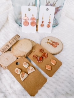 Oorbellen van polymeerklei - Workshop op aanvraag - Foto