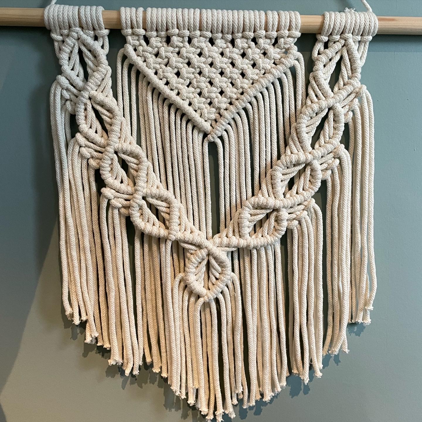 Macramé Boho Muurhanger - Foto