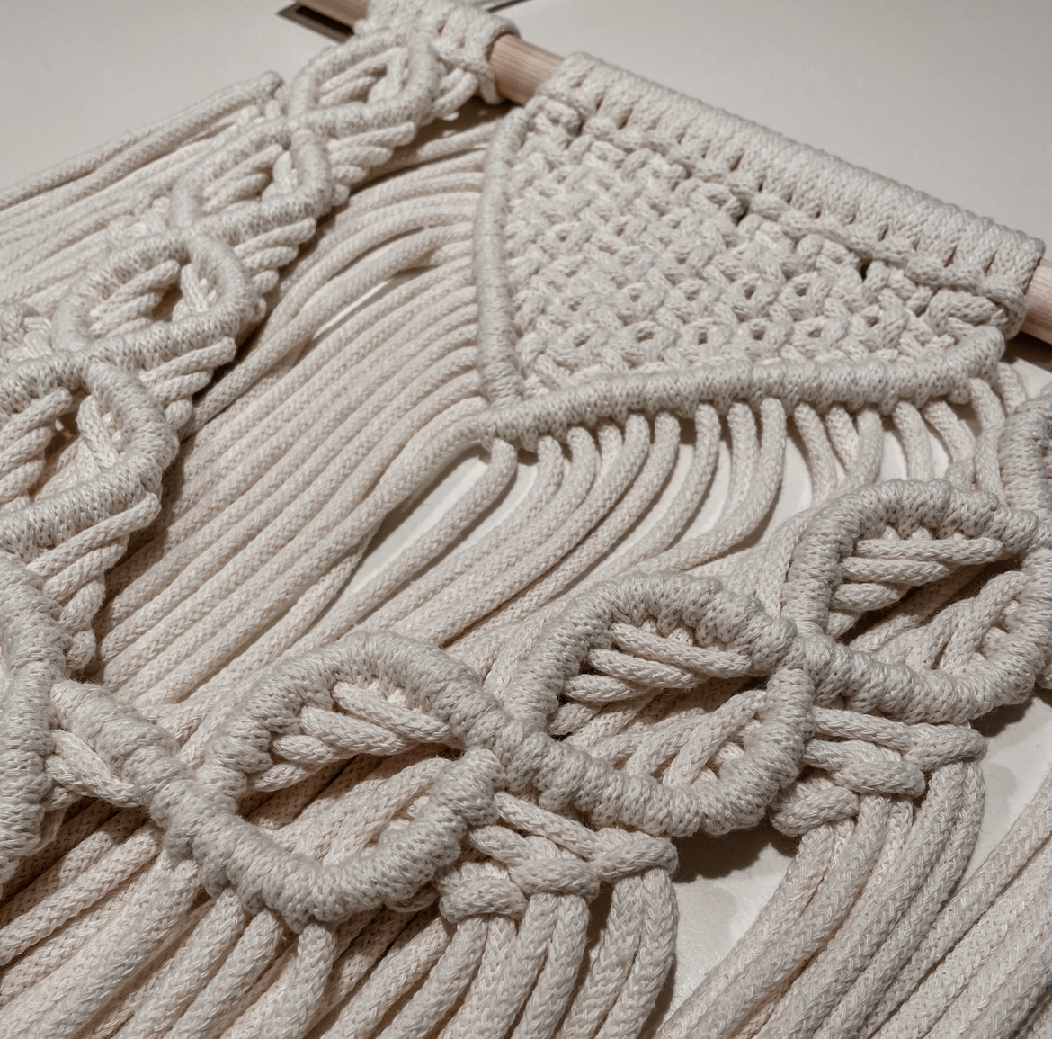 Macramé Boho Muurhanger - Foto