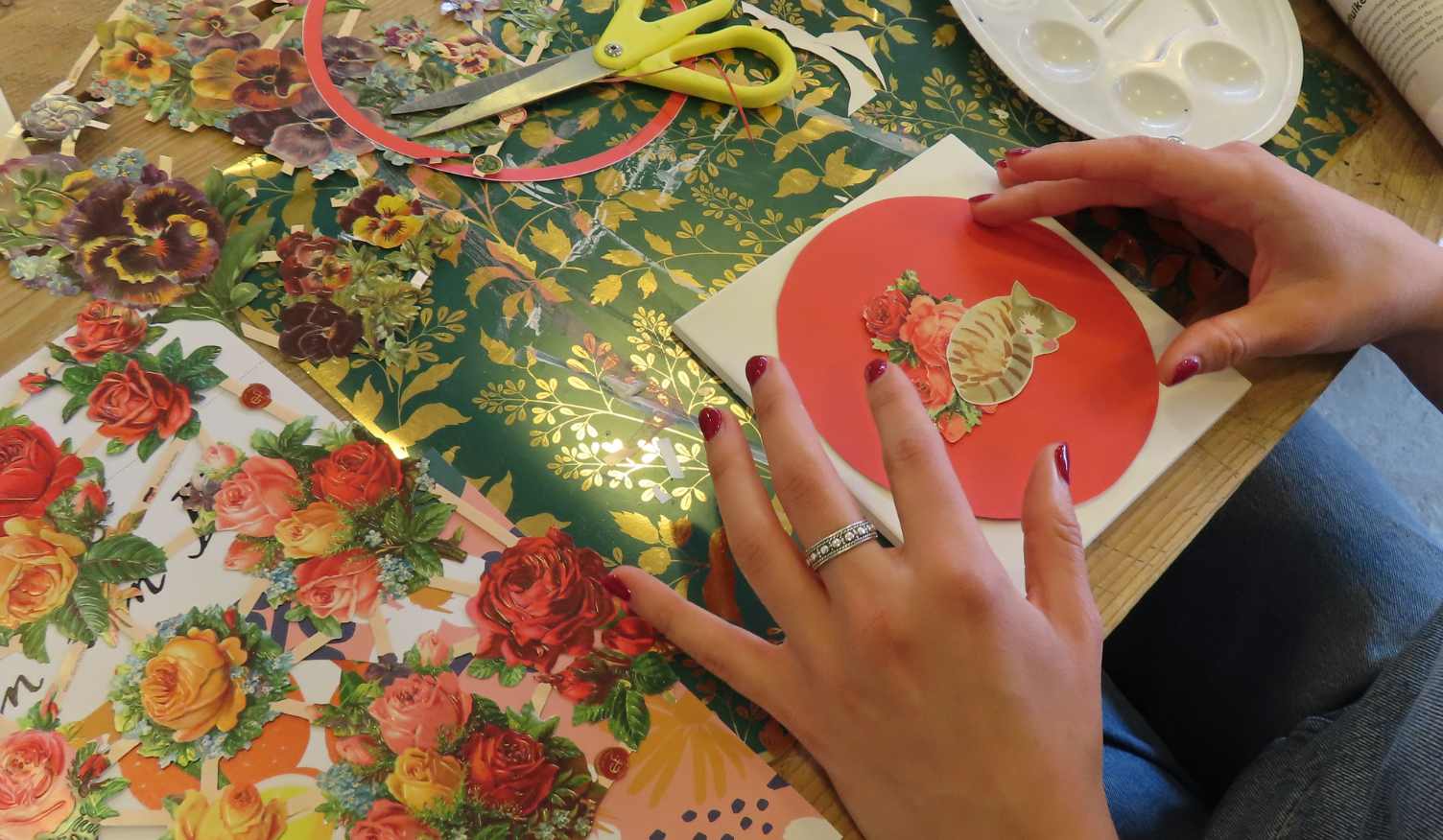 Workshop Floral Art Tiles - Foto