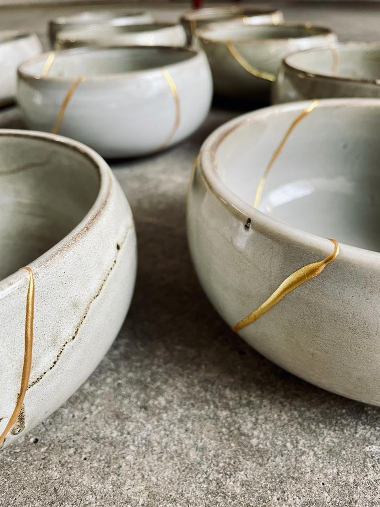 DIY Kintsugi Repair Kit: Gold - Foto