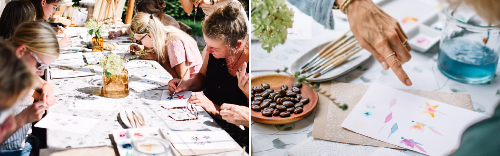 Creatieve workshops als teamuitje