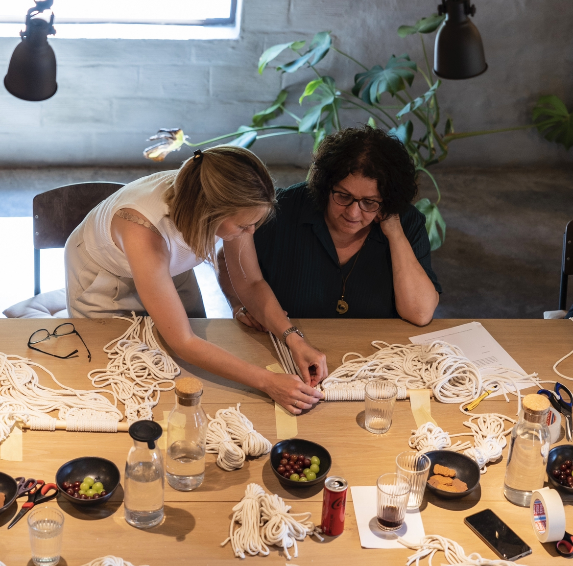 Workshop Macramé Plantenhanger - Foto