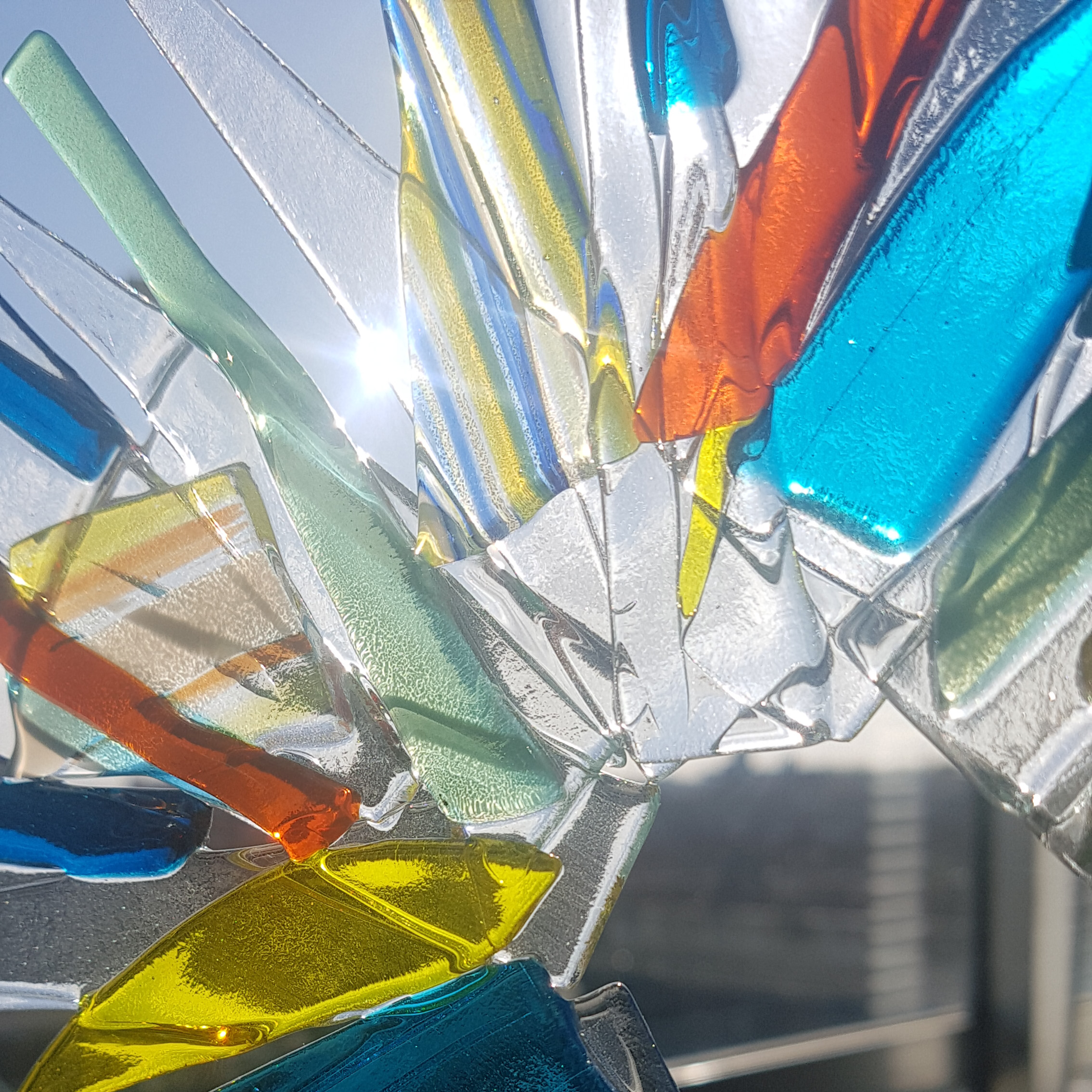 Glazen Lichtvanger / sun catcher maken